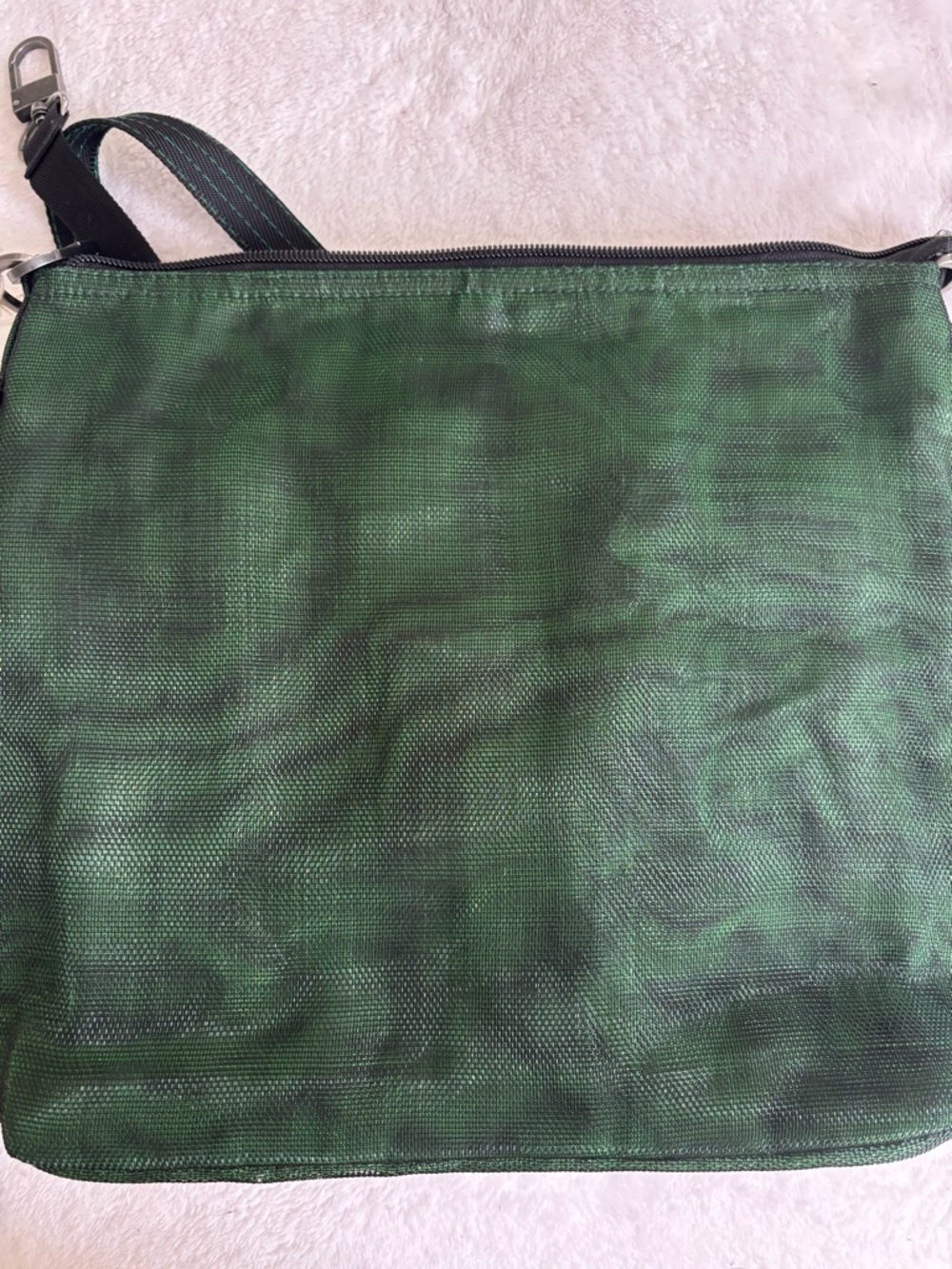 Lift Smateria flat crossbody bag  forest green, new - Picture 7 of 10